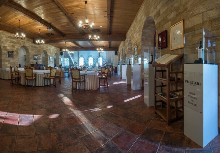 Dégustation de vin et déjeuner dans la cave à vin Château Purcari 