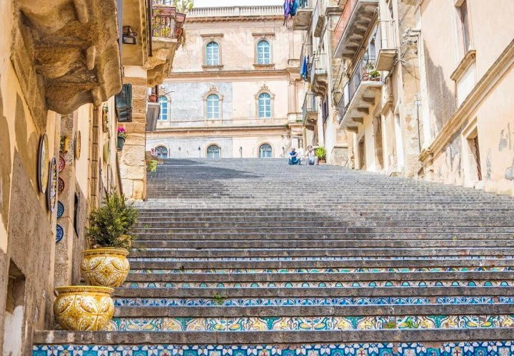 A day in Piazza Armerina and Caltagirone - important UNESCO World Heritage Sites