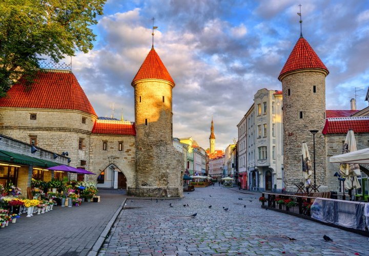 Visita guiada por la ciudad de Tallin en Estonia y partida