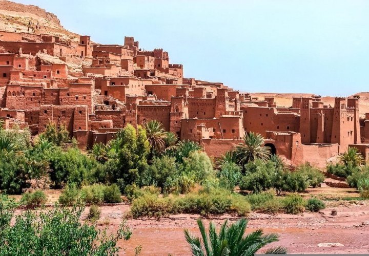 Guided tour of Marrakesh and visit to Ait ben Haddou, the most famous Kasbah in Morocco 